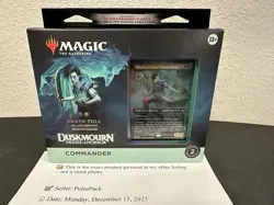 MTG Duskmourn Death Toll Commander Deck, Brand New, Factory Sealed - Image 1