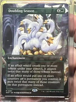 Doubling Season (Anime Borderless) Wilds of Eldraine: Enchanting Tales- NM - Image 1