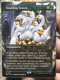 Doubling Season (Anime Borderless) Wilds of Eldraine: Enchanting Tales- NM - Image 3