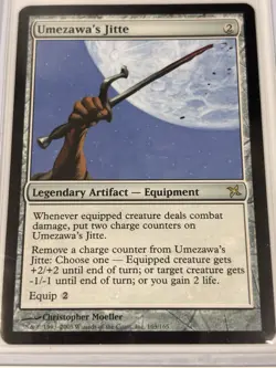 MTG Umezawa’s Jitte - Betrayers Of Kamigawa #163 Rare - Image 1