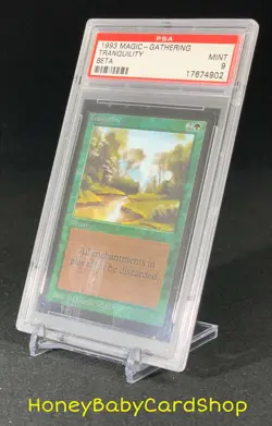 MTG Limited Edition Beta 1993 Tranquility PSA 9 Mint Old School 93/94 - Image 3