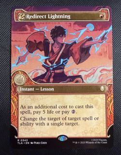 MTG Redirect Lightning Showcase Regular R 0343 Avatar The Last Airbender TLA NM - Image 1