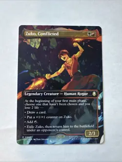 Zuko, Conflicted (Borderless) 302 TLA MTG Avatar The Last Airbender Magic - Image 1
