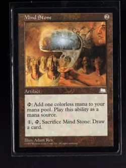Mind Stone 1997 Common Vintage Weatherlight Magic The Gathering Near Mint - Image 1