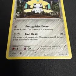 Jirachi XY195 XY Black Star Promo Cosmos Holo Pokemon Card LP - Image 3
