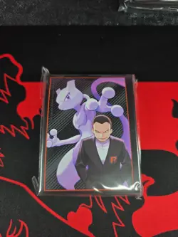 Pokemon Destined Rivals Mewtwo ETB Card Sleeves - 65 Count New Sealed - Image 1