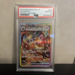 2024 Pokemon Terrestrial Festival Japanese Flareon Ex Special Art Rare PSA 10 - Image 1