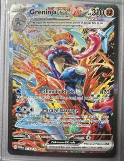 2024 POKEMON GRENINJA EX TWILIGHT MASQUERADE SPECIAL ILLUSTRATION #214/167! MINT - Image 1