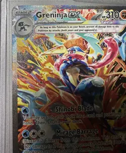 2024 POKEMON GRENINJA EX TWILIGHT MASQUERADE SPECIAL ILLUSTRATION #214/167! MINT - Image 2
