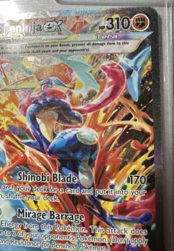 2024 POKEMON GRENINJA EX TWILIGHT MASQUERADE SPECIAL ILLUSTRATION #214/167! MINT - Image 3