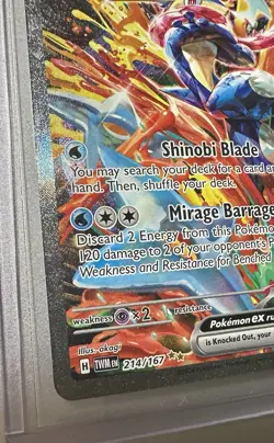 2024 POKEMON GRENINJA EX TWILIGHT MASQUERADE SPECIAL ILLUSTRATION #214/167! MINT - Image 5