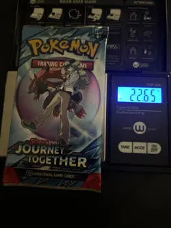 Heavy! Over 22.65 Gram Pokemon Journey Together Booster Pack Sealed - Image 1