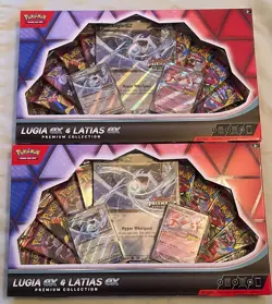 Pokemon TCG: (Lot of 2) Lugia ex & Latias ex Premium Collection Box NEW/SEALED - Image 1
