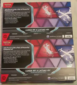 Pokemon TCG: (Lot of 2) Lugia ex & Latias ex Premium Collection Box NEW/SEALED - Image 2
