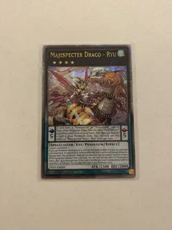 Yugioh Majespecter Draco - Ryu PHNI-EN049 Quarter Century Secret Rare 1st Ed NM - Image 1