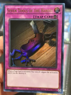 Yu-Gi-Oh! Seven Tools of the Bandit MRD-EN129 Ultra Rare 1st (25th Anniversary) - Image 1