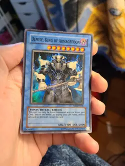 Yugioh Demise, King of Armageddon SOI-EN035 Super Rare - Image 1