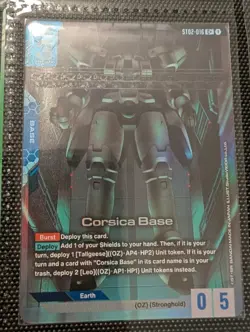 Gundam Card Game - Corsica Base Alternate Art Foil - ST02-016 C+ NM - Image 2