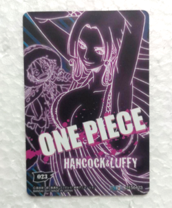 PREORDER Super Rare Boa Hancock & Luffy Japanese One Piece Shokugan Card 2011 - Image 2
