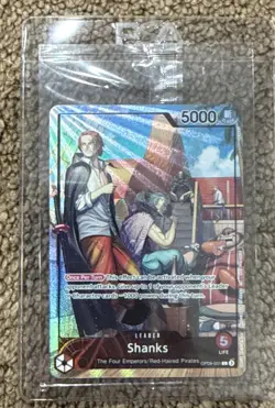 Shanks (2025 PSA Promo) L One Piece Promotion Cards and magazine OP09-001 NM - Image 3