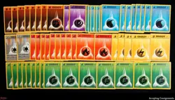 Lot of 57 Pokemon Base Set, Base Set 2, Neo Genesis Energy Cards MP - Image 1