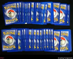 Lot of 57 Pokemon Base Set, Base Set 2, Neo Genesis Energy Cards MP - Image 2