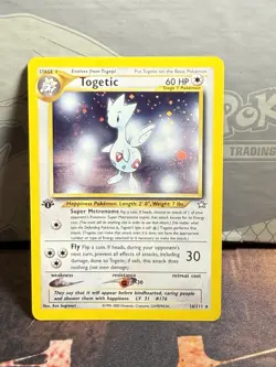 Pokemon TCG Togetic Neo Genesis Holo Card 16/111 1st NM / LP - Image 1