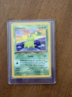 Pokemon Chikorita TCG Neo Genesis 1st Edition Common Card 53/111 - Image 1