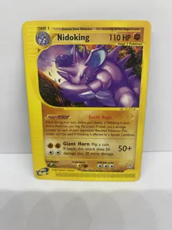 Nidoking - 24/147 - Rare - Aquapolis - Pokemon Card - NM - Image 1