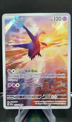 2024 Pokemon Card Surging Sparks LATIOS Illustration Rare 203/191 Fresh NM (E) - Image 1
