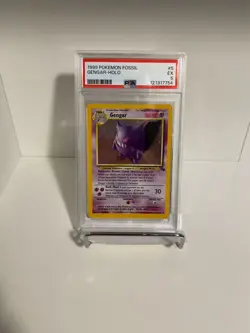 Pokemon TCG Gengar Fossil Holo Card 5/62 Unlimited Rare Vintage WOTC - Image 3
