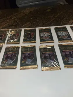 HARRY POTTER Trading Card Game Base set CCG booster packs 2001 WOTC Lot Of 13 - Image 3
