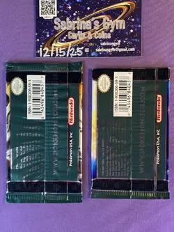 Empty EX Emerald Groudon Kyogre Artwork Pokemon Card Opened Packs - Image 2