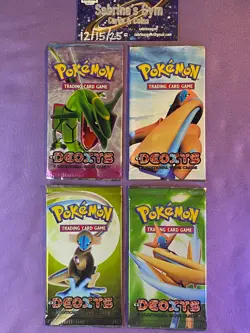 Empty EX Deoxys Complete Artwork Pokemon Card Opened Packs - Image 1