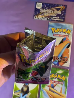 Empty EX Deoxys Complete Artwork Pokemon Card Opened Packs - Image 2