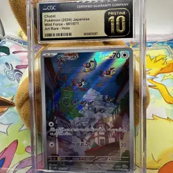 CGC 10 Chatot 081/071 Sv5k: Wild Force Holo (Japanese) Pokemon Card - Image 1