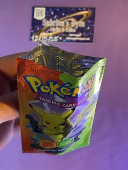 Empty EX Fire Red Leaf Green Pikachu Artwork Pokemon Card Opened Pack - Image 2