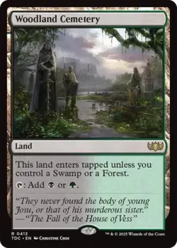 ~ Woodland Cemetery ~ NM ~ Commander: Tarkir: Dragonstorm ~ MTG ~ - Image 1