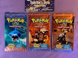 Empty EX Team Aqua Magma x3 Artwork Pokemon Card Opened Packs - Image 1