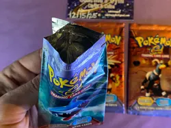 Empty EX Team Aqua Magma x3 Artwork Pokemon Card Opened Packs - Image 2