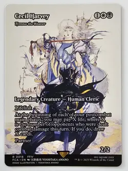 Magic MTG - Cecil Harvey [Tymna the Weaver] Showcase (0018) Final Fantasy FIN NM - Image 1