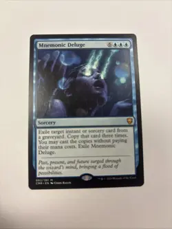 Mnemonic Deluge NM Commander Legends English Regular 082 / 361 MTG Copy Spells - Image 1