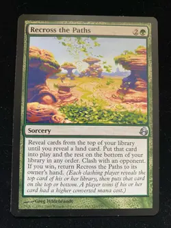 Recross the Paths MTG Morningtide 133/150 Uncommon NM - Image 1
