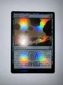 Solid Ground (Foil) 142 Avatar: The Last Airbender: Eternal-Legal Mtg ATLA - Image 1