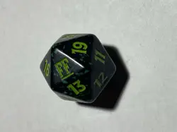 3 Final Fantasy Magic the Gathering Dice From Bundles & Prerelease - Spin Down - Image 5