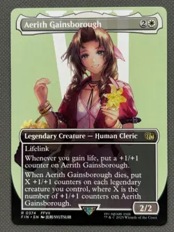 MTG FINAL FANTASY - Aerith Gainsborough Borderless (0519) NM - Image 2