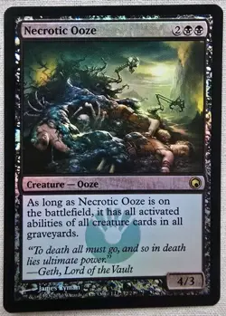 FOIL - Necrotic Ooze - Scars of Mirrodin SOM MTG NM - Image 1