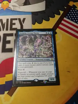 Octavia Living Thesis Mono Blue Custom budget Commander Deck - Image 1