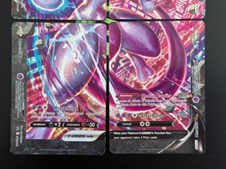 Pokemon Mewtwo V-Union 4 Card Set Holos *CLEAN* Black Star Promo - Image 3
