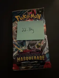 (VERY HEAVY) 22.32g Pokemon TCG Twilight Masquerade Booster Pack (SEALED)✅ - Image 4
